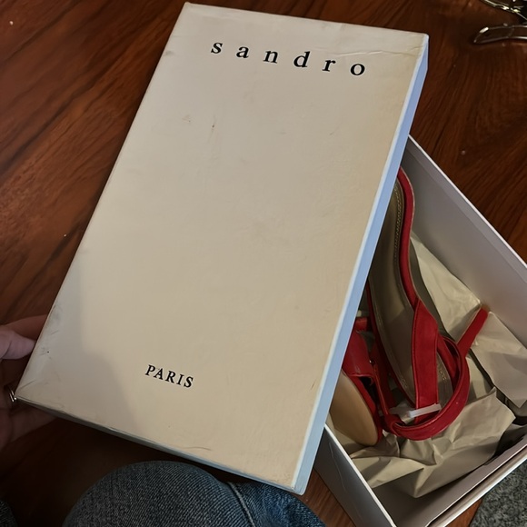 **SOLD** Red Sandro Heels - Picture 7 of 7
